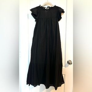 Who What Wear x Target black Swiss dot nap style dress